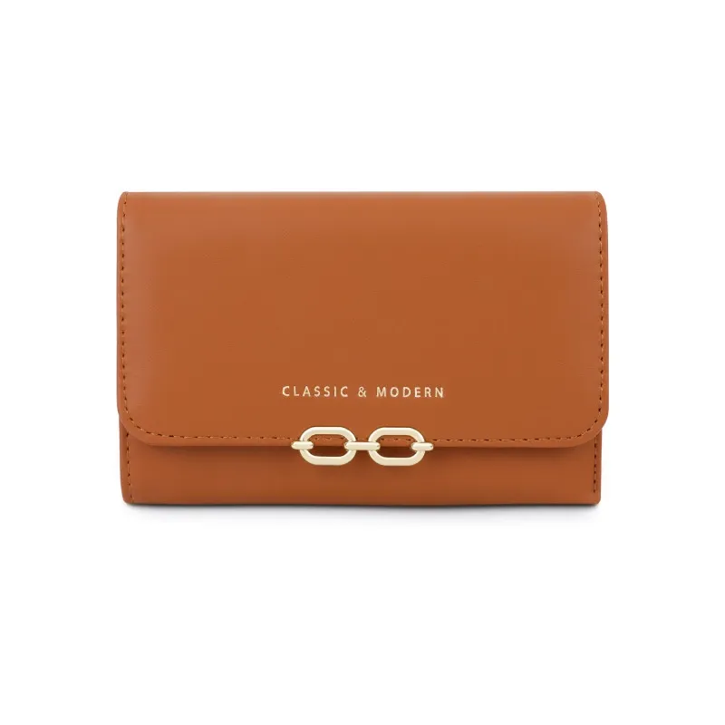 Cartera de dona de la millor marca ultra fina amb tríptic